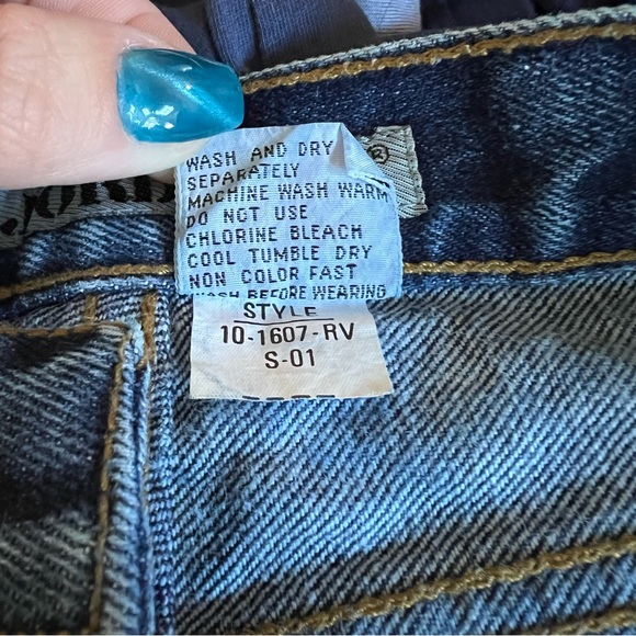 NWT VINTAGE 80's JORDACHE ACID WASH JEANS W ZIPPER DETAIL - Picture 7 of 13